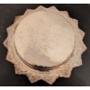 Image 7 : Stamped Sterling Hindu Kalash & Decorative Thali Plate w/ Coaster Collection 