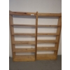 Pair of Wooden Bookcase 33 w, 11 d, 71 h 