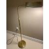 Image 4 : Vintage Pull Cord Brass Floor Lamp w/ Book Case & More
