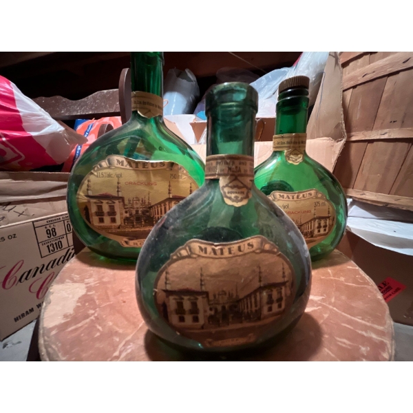 Three rare antique Matuse bottles