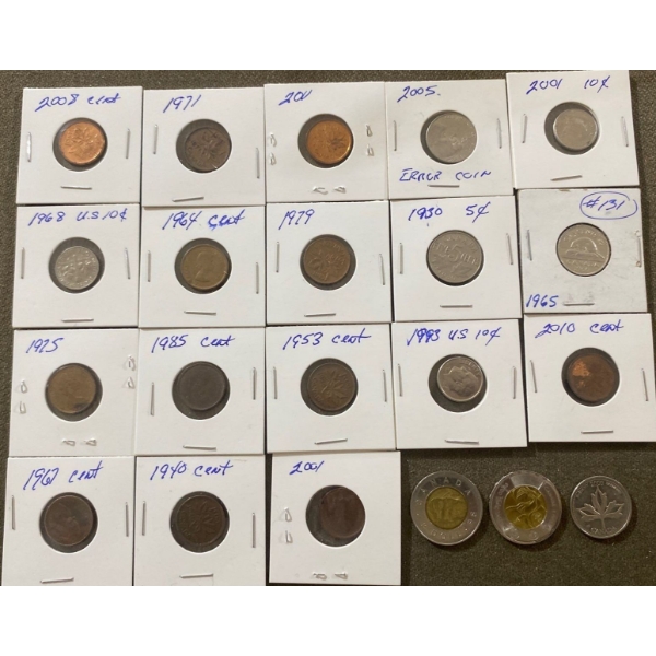 Collection of Canadian Coins 