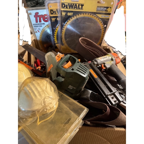 Mystery Tool Collection Incl. New DeWalt Saws (10" 60T) 