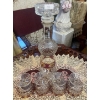 Image 1 : Mid Century Modern Decanter Set Pressed Glass