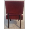 Image 2 : Red Velvet Accent Chair  18w x 20d x  21 tall