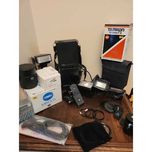 TAMRON 500mm F/8 MINOLTA XD Tripod Accessories & More