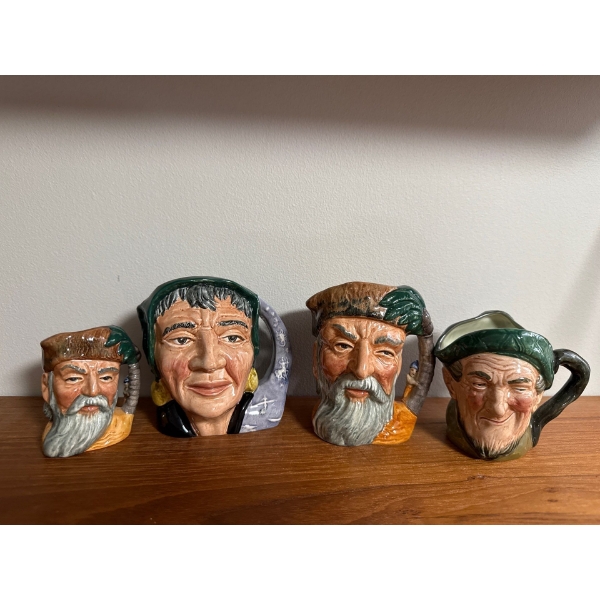 Royal Doulton 4Pcs Decorative Cups 