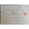 Image 3 : Vintage Document Is A £10 Debenture Certificate Issued By The Morecambe Theatre Company Limited 1901