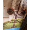 Image 2 : Outdoor 2 Basket Plant Stand (New in Box/ Box Damaged)