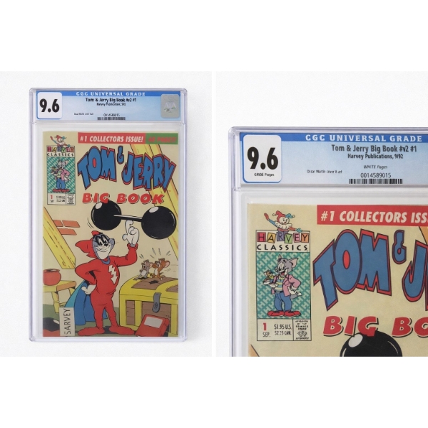  Tom & Jerry big book #v2 #1 Harvey publication 1992 grade 9.6 