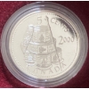 Image 2 : 2000 Les Voltigeurs de Quebec 5 Cent 92.5% Silver 5.35 Grams