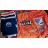Image 8 : Oilers T-Shirts, Scarves, Luggage tags, Programs and Official game Used Ice
