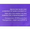 Image 5 : 2022 $5 Queen Elizabeth II Fine Silver Coin