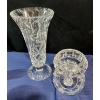 Image 2 : Crystal Vase and Candy Dish