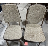 Image 1 : Vintage Metal and Fabric Chairs