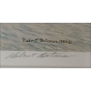 Image 2 : 1986 Robert Bateman "Split Rail- Snow Buntings"  437/950 Art Print  36"x 23"tall