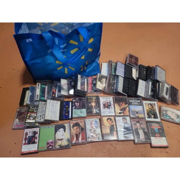 Cassette Tapes Including: Bruce Springsteen, Billy Ray Cyrus, Barenaked Ladies, Boston, and More!