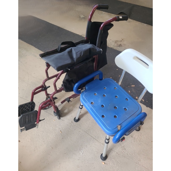 Folding Chair and Shower Seat 