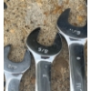 Image 6 : 8 Chrome Vanadium SAE Combination Wrenches, 3/8" to 1-5/8"