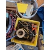 Selection of Garage Items: Painting Supplies, Small Toolboxes, Wrenches & more