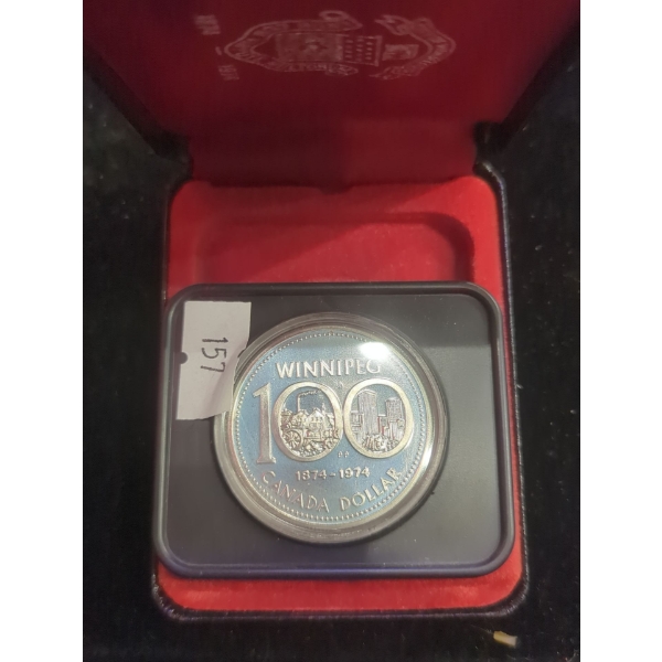 100th Anniversary of the City of Winnipeg Silver 50% Dollar 23.32g 