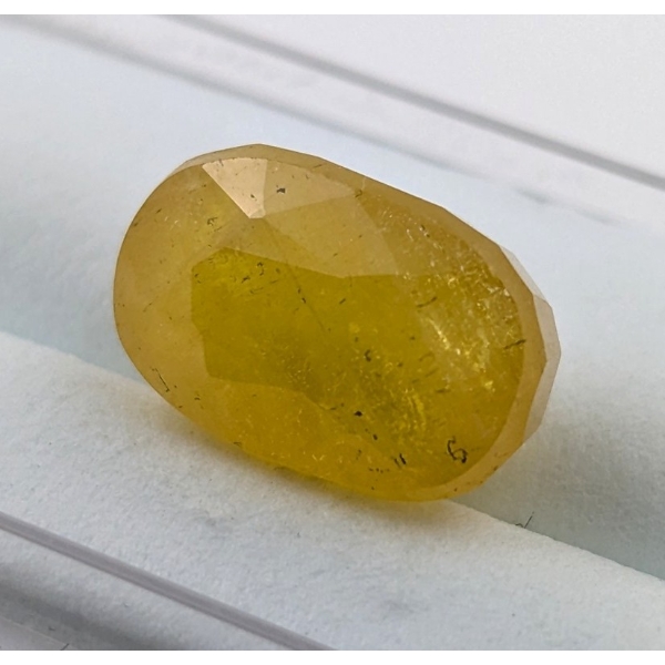 9.24 ct Certified Yellow Sapphire gemstone ($12,606 Appraisal)