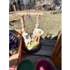 Image 7 : Wooden bread box damage shown in pictures, assortment of coffee, cups bowls, ceramic teapots