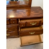 Image 2 : Vintage Dressing Table -6 Drawers & Mirror 49x17x71