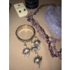 Image 4 : Costume Jewelery - Purple Beaded Belt & Necklace & More
