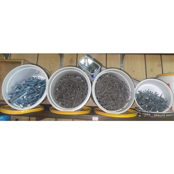 Hardware Hoard Screws Nails Rivets & More