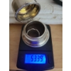 Image 5 : BIRKS Sterling Ring Barrers Box w/ Stamped Sterling Braided Ring (Total Weight 53.39g)