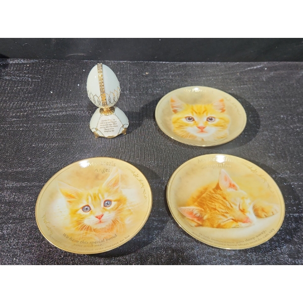 "My Precious Friend" Collectable Brandford Exchange Plates and Guardian Angel Music Box