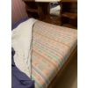 Image 3 : Wooden Bed Frame with Built-in Shelves and Mirror with Mattress
