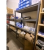 Image 2 : Metal Storage Shelf with Assorted Parts and Tools Collection