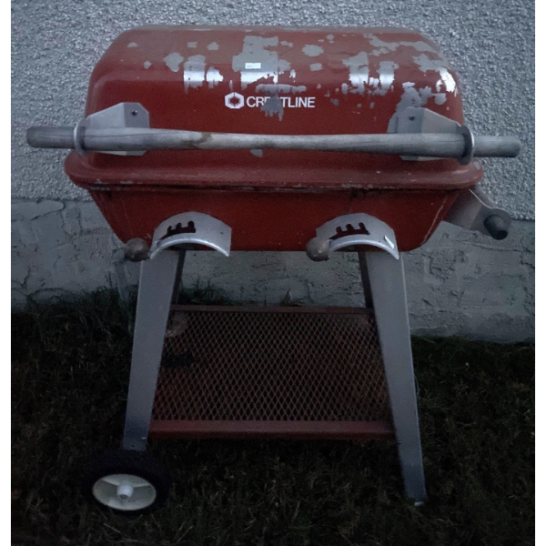 Ol Faithful 'Crestline' BBQ w/ Built In Stand on Casters