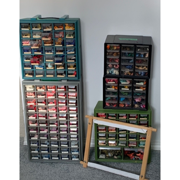 Needlepoint & Embroidery Supplies = Thread Loom & More