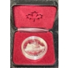 Image 1 : 1987 John Davis's Exploration Canadian Proof Silver Dollar 