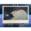 Image 1 : Sudi McCollum Cat and Grasshopper Print 28Wx15H