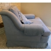 Image 3 : Basic Blue Upholstered Accent Chair For Everyday Living