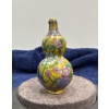 Image 2 : Floral Snuff Bottle with Spoon 3H