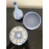 Image 2 : Wedgwood Vase 5.5 T, and Jar 5" Diameter 