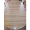 Image 5 : Gorgeous Large Teak Dining Table, in Good Condition, With Leaf & 6 Chairs - 81L, 46W, 29T
