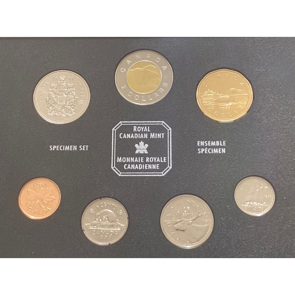 1999 Canadian Specimen Set