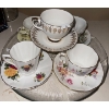Image 3 : High Tea Essentials - Fine Bone China Tea Cups w/ Saucers & Assorted Servingware