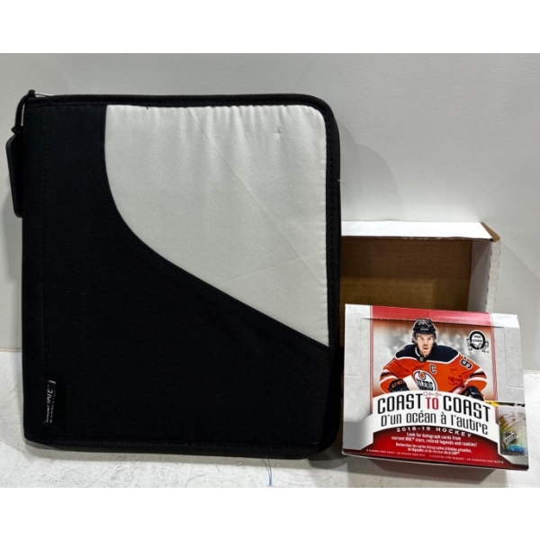 Binder of O-Pee-Chee Coast to Coast 2018/19  Collector Hockey Cards