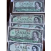 Image 3 : Canadian 1$ Bill Collection From  1937-1973 Including Devils Face 1954