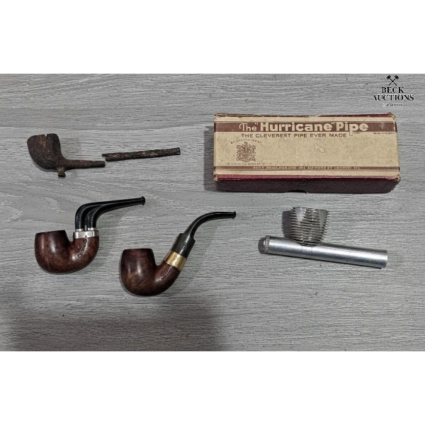  Vintage Peterson System Pipes With Silver Bands