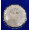 Image 2 : 1974 Panama 20 Balboas Coin w/ CoA, (Panama Silver? Has a Smell) 130.2 Grams 