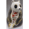 Image 1 : Gorgeous English Royal Crown Derby Bone China Panda Figurine  - 4.5In Tall 