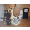 Image 1 : B&D Coffee Maker, Yellow Ceramic Vase 12 T, Wooden Cactus 5 W, 2.5 D, 10 T, Trophies, Praying 4 T