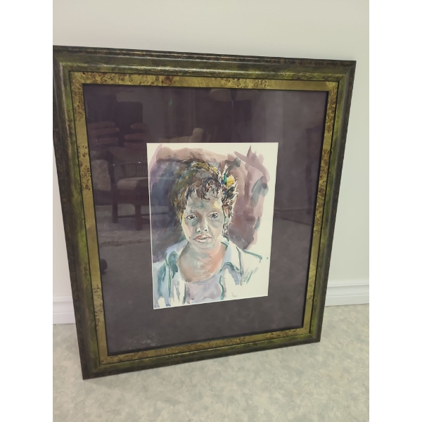 Watercolor portrait - 22W, 26T
